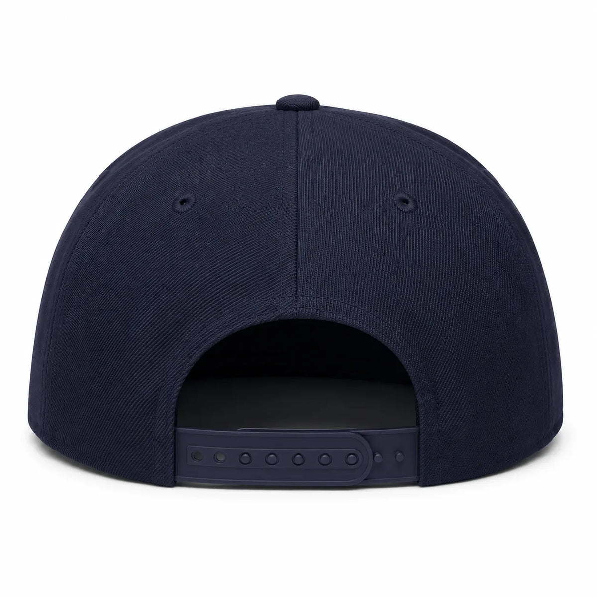 Mach Jesus — Navy snapback, back