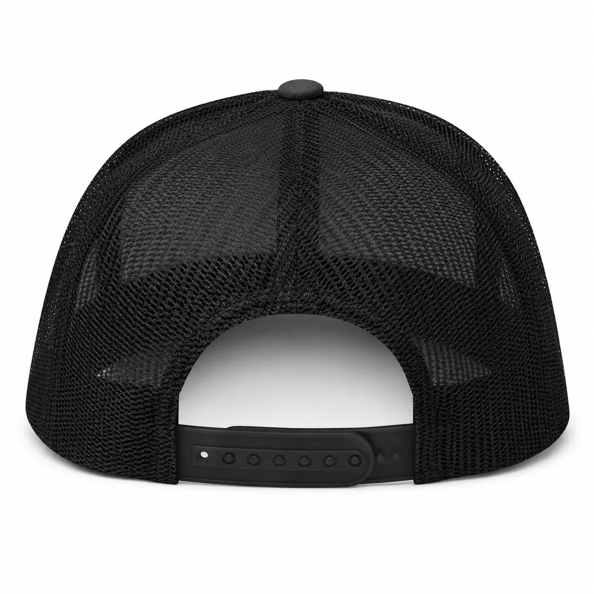 Came Out Chirpin' — Charcoal/Black trucker, back (mesh, snap closure)
