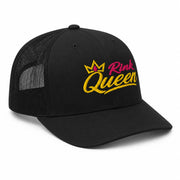 Rink Queen — Black trucker, left side