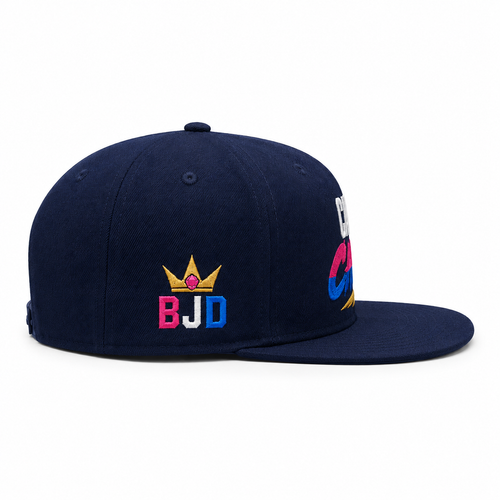 Came Out Chirpin Navy Snapback - side