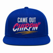 Came Out Chirpin Royal Blue Snapback - front