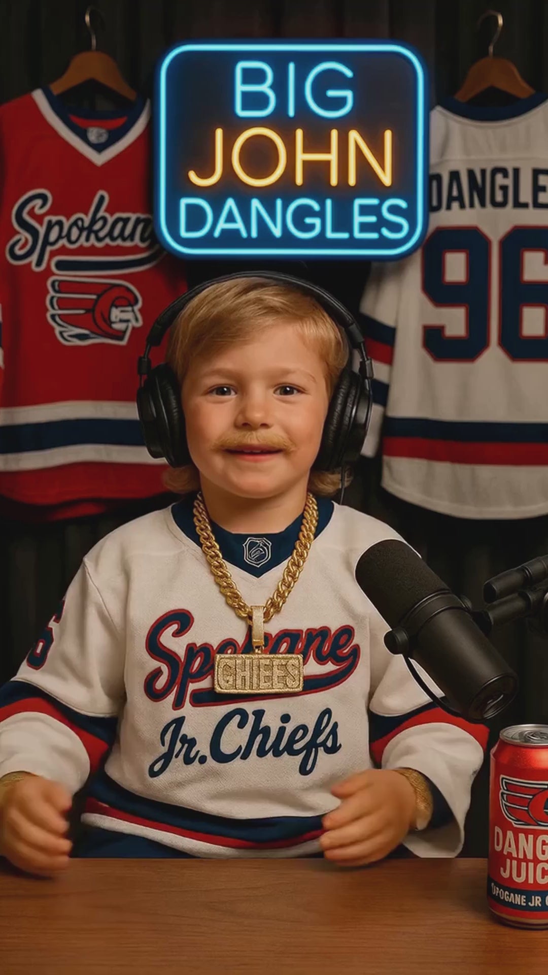 Big John Dangles Jackhammer original custom hockey video — sample of The Sniper Special tier with original BJD-written script, custom characters, and jersey customization